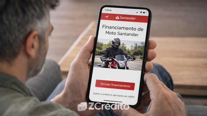 Descubra como funciona financiar moto pelo Santander e veja como parcelar a compra com análise de crédito e prazos flexíveis!