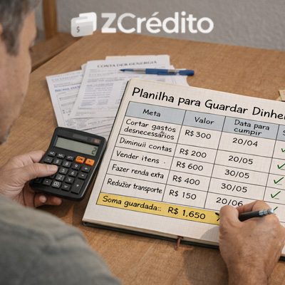 Crie uma tabela para economizar dinheiro todo mês. tabela para economizar dinheiro