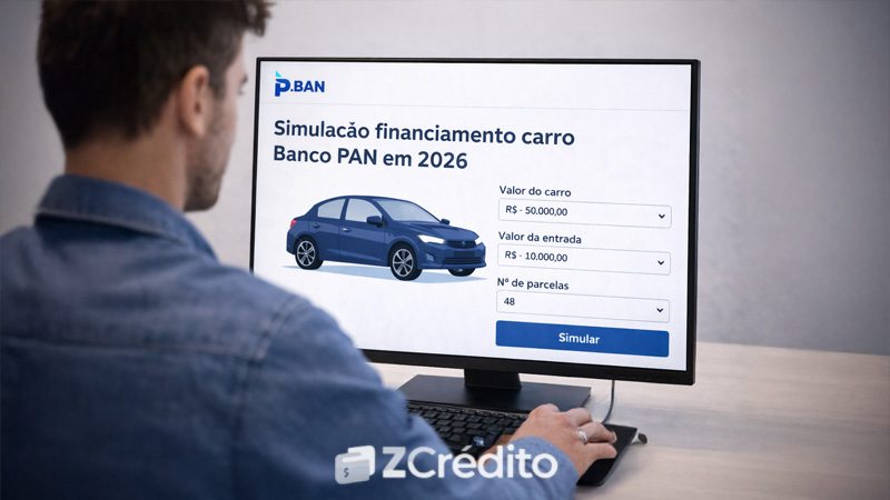 Simulação financiamento carro banco Pan em 2026: como analisar parcelas, juros e tomar uma decisão mais inteligente
